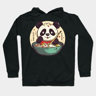 Cute Panda Eating Ramen Hoodie